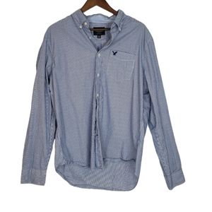 Mens American Eagle Classic Fit Button Down Large